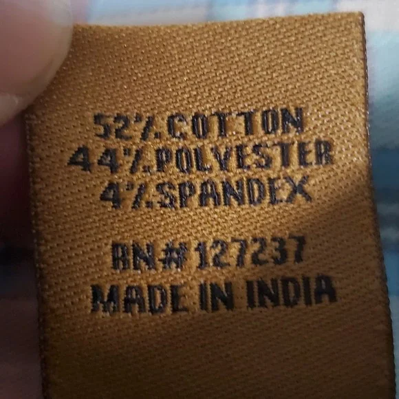 Clearwater Outfitters Shirt Plaid Button NWT XXL 2XL Blue Orange Pastel - Picture 11 of 11